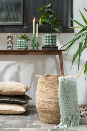 SALE % - Patura plaid, Textil, Verde, 130x160x1