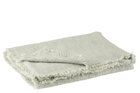 SALE % - Patura plaid, Textil, Verde, 130x170x1