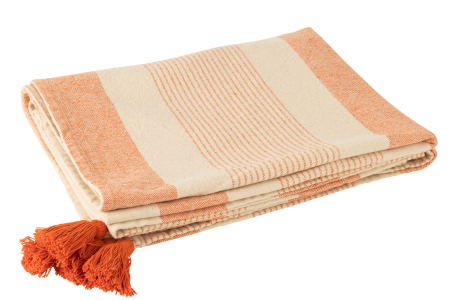 SALE % - Patura, Textil, Portocaliu, 130x180x9
