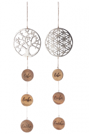 Pendant aluminu tree/flower of life Set 2 [1]