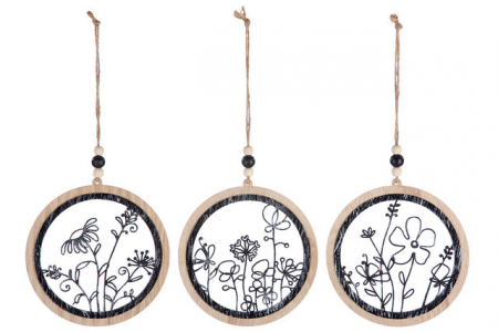 Pendant MDF/Metal Set 3 [1]