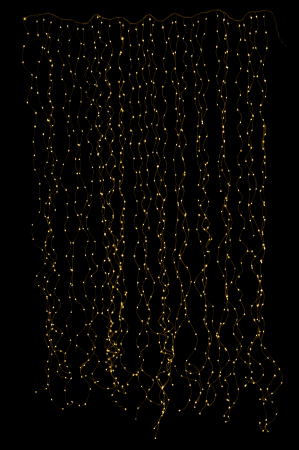Perdea instalatie Christmas, Plastic, Argintiu, 18x18x7 cm [2]