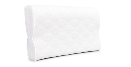 TEXTILE - Perna Beauty Sleep ergonomica memory cu biocrystal si husa din bumbac