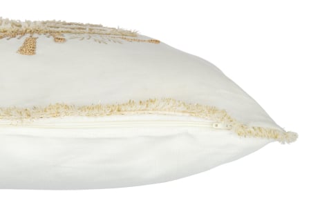 Pernă decorativă, Tree Textil Alb/Auriu [2]