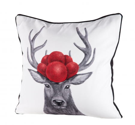 SALE % - Perna Deer Bollen, Panza, Multicolor, 45x45 cm