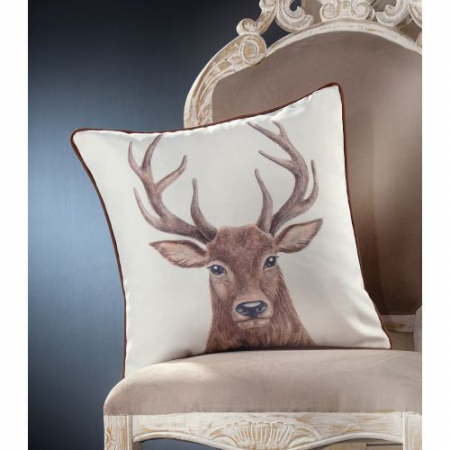 SALE % - Perna Deer Head, Panza, Multicolor, 45x45 cm
