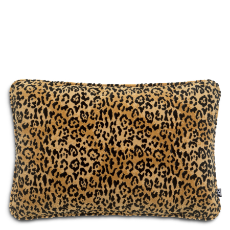 TEXTILE - Perna Diana dreptunghiulara Bernard leopard camel |L. 60 | W. 40 cm 