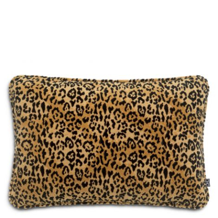 Perna Diana dreptunghiulara Bernard leopard camel |L. 60 | W. 40 cm  [4]