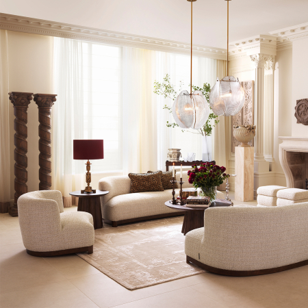 Perna Diana dreptunghiulara Bernard leopard camel |L. 60 | W. 40 cm  [1]