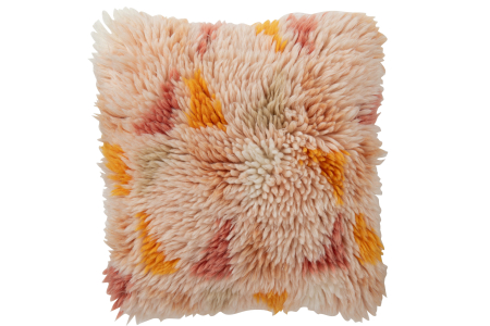 Perna geometrica din lana multicolora | L 50X l 50X H 15 cm [1]