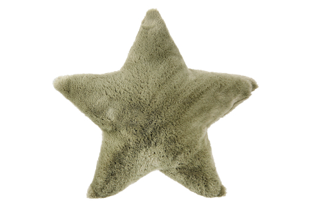 Perna, Stea, "Plüsch", Material textil, bej, verde inchis, PU 4, 2 asortate, L. 13 cm, L. 45 cm, H 43 cm [1]