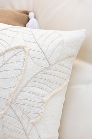 SALE % - Perna, Textil, Alb , 43x43x10
