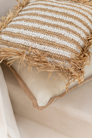 SALE % - Perna, Textil, Alb , 49x49x13