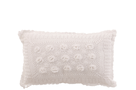 SALE % - Perna, Textil, Alb , 51x30x11