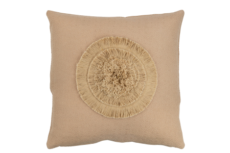 SALE % - Perna, Textil, Bej, 40x40x14