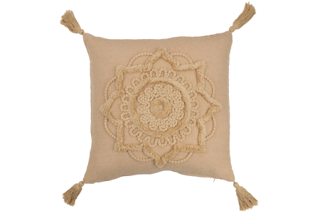 SALE % - Perna, Textil, Bej, 43x43x10