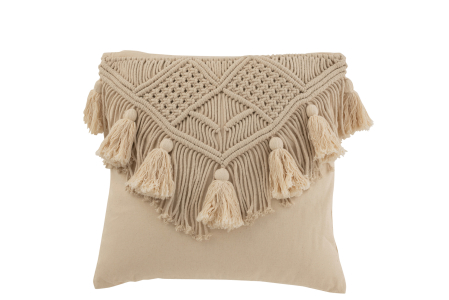 SALE % - Perna, Textil, Bej, 45.5x45.5x17