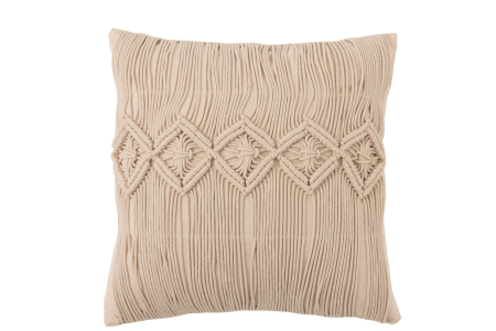 SALE % - Perna, Textil, Bej, 46x46x12