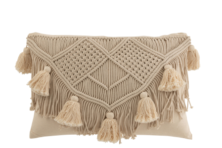 SALE % - Perna, Textil, Bej, 74x36x16