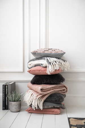 SALE % - Perna, Textil, Gri, 40x40x14