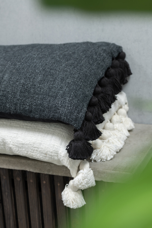 IN STOC - Perna, Textil, Negru, 40x60x10