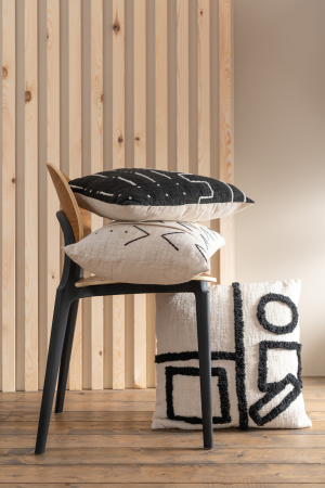 Perna, Textil, Negru, 43x43x15 [2]
