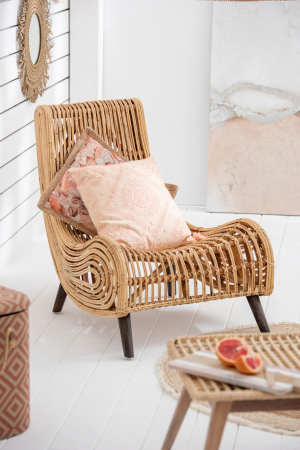 SALE % - Perna, Textil, Portocaliu, 49.5x49.5x4