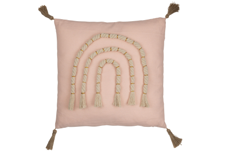 SALE % - Perna, Textil, Roz, 40x40x11