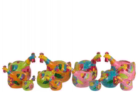 Decoratiune Peste, Compozit, Argintiu, 37x37x10 cm [1]