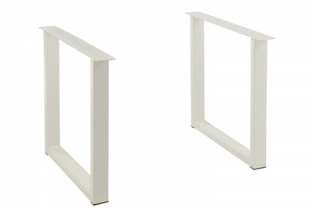 Picioare masa dining, Metal , Alb , 86x18x72 [1]