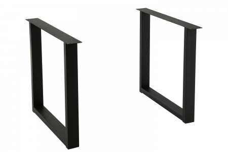 Picioare masa dining, Metal , Negru, 86x18x72 [1]