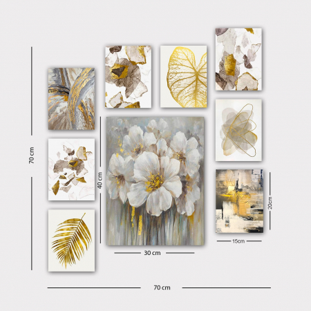 Pictură decorativă MDF (9 bucăți) [1]