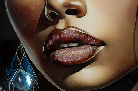 Pictură pe pânză lăcuită, ALTEA -b- ramă inclusă 82x4x82 cm [2]