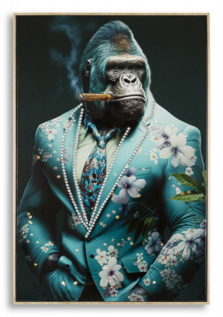Pictură pe pânză lăcuită, KONGY -a- ramă inclusă 62x4x92 cm SALE % - Pictură pe pânză lăcuită, KONGY -a- ramă inclusă 62x4x92 cm