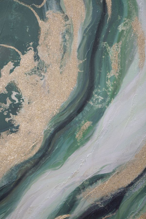 Pictura pe pânza, verde 80x2,8x100 cm [2]
