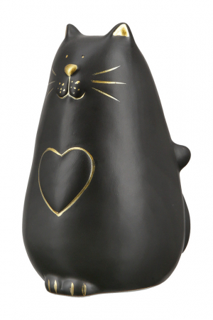Pisică din ceramică Kitty cu inima [1]