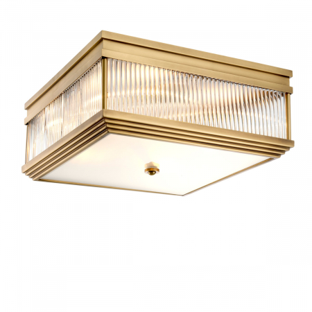 Lustre - Plafoniera Marly, finisaj din alamă cu aspect vintage