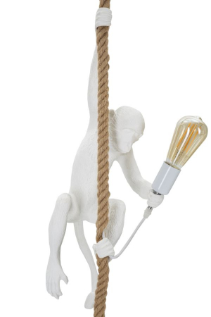 Plafoniera Monkey, Alb, Cm Ø 27X32X60 [2]