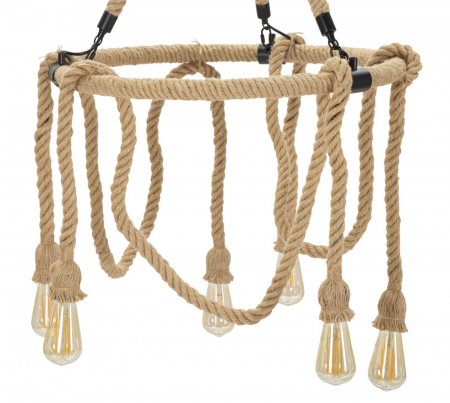 Plafoniera Rope Cercle, Cm Ø 64X90 [1]