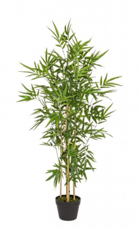 SALE % - Planta artificiala BAMBOO, plstic, verde, 60x60x130cm