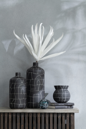 SALE % - Planta artificiala, Material sintetic, Alb , 30x30x91