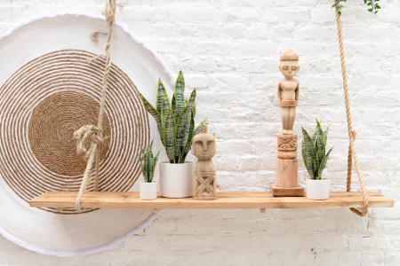 SALE % - Planta artificiala, Material sintetic, Verde, 20x20x49