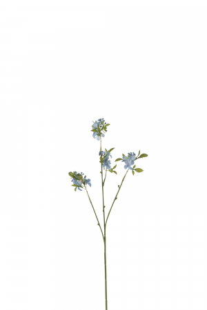 Lichidare stoc - Planta, Material sintetic, Albastru, 13x10x48