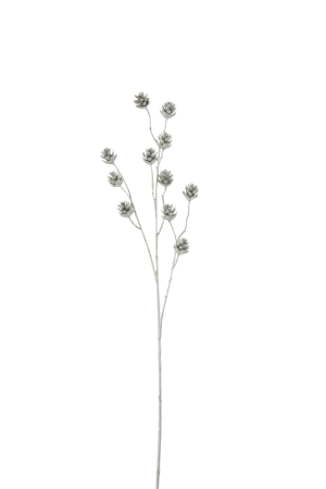 Plante artificiale si uscate - Planta, Material sintetic, Argintiu, 30x7x84