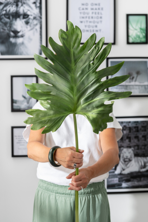 Plante artificiale si uscate - Planta, Material sintetic, Verde, 106x43x2