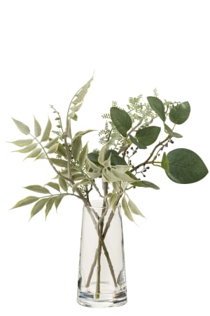 SALE % - Planta, Material sintetic, Verde, 20x20x32