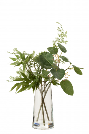 SALE % - Planta, Material sintetic, Verde, 20x20x35
