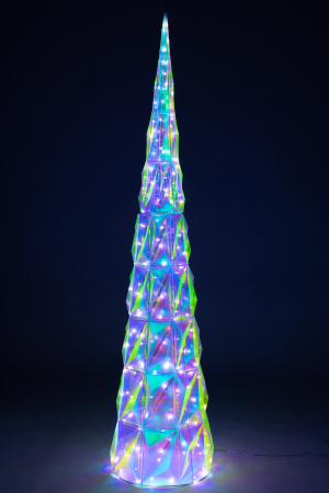 Pom de Craciun, Lumini LED din PVC multicolor, L [3]