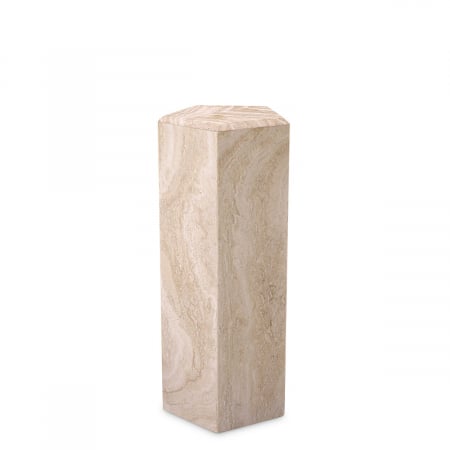Postamente - Postament Cuneo S travertin, Dims: L. 31 | W. 31 | H. 79.5  (CM)