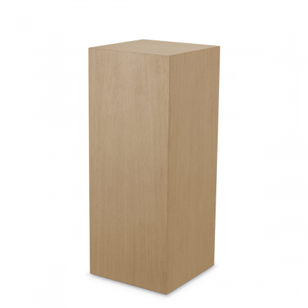 SALE % - Postament, furnir din stejar, Grant M, Dims: L. 40 | W. 40 | H. 100  (CM)